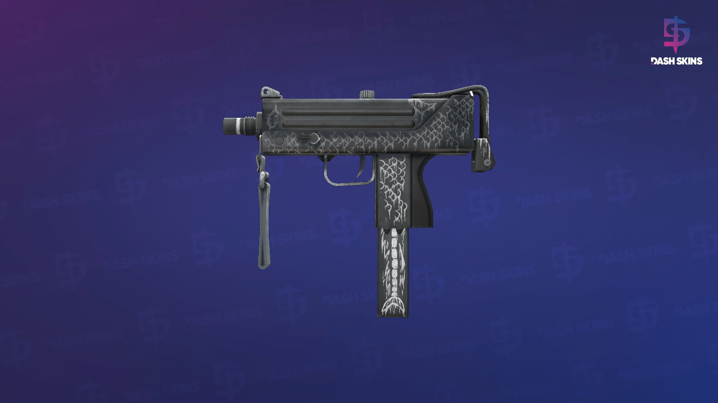 MAC-10 | Whitefish (Well-Worn) - Frontside Screenshot