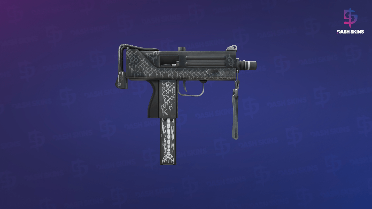 MAC-10 | Whitefish (Well-Worn) - Backside Screenshot