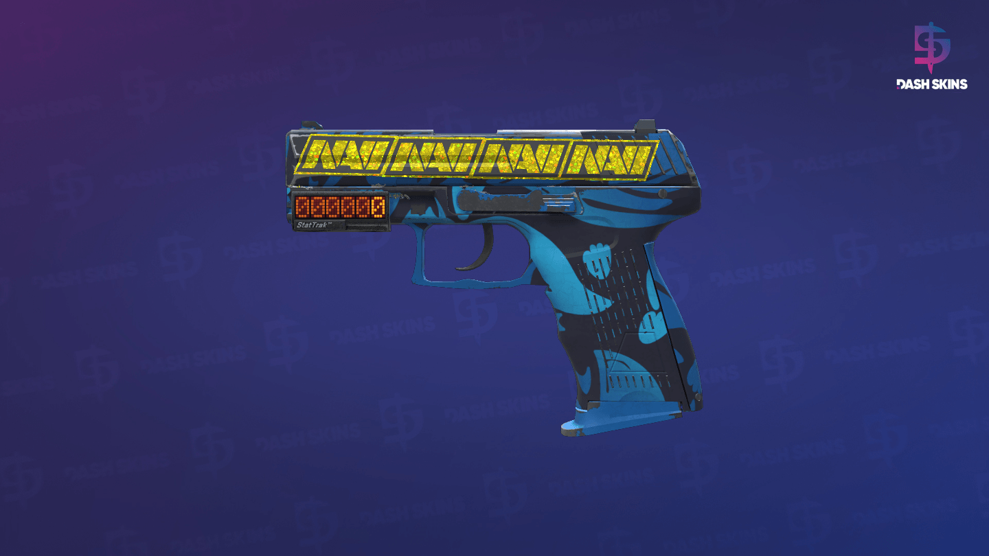 StatTrak™ P2000 | Oceanic (Minimal Wear) - Frontside Screenshot