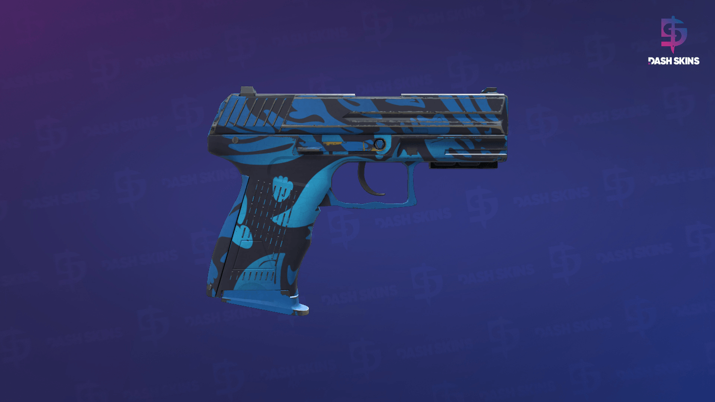 StatTrak™ P2000 | Oceanic (Minimal Wear) - Backside Screenshot
