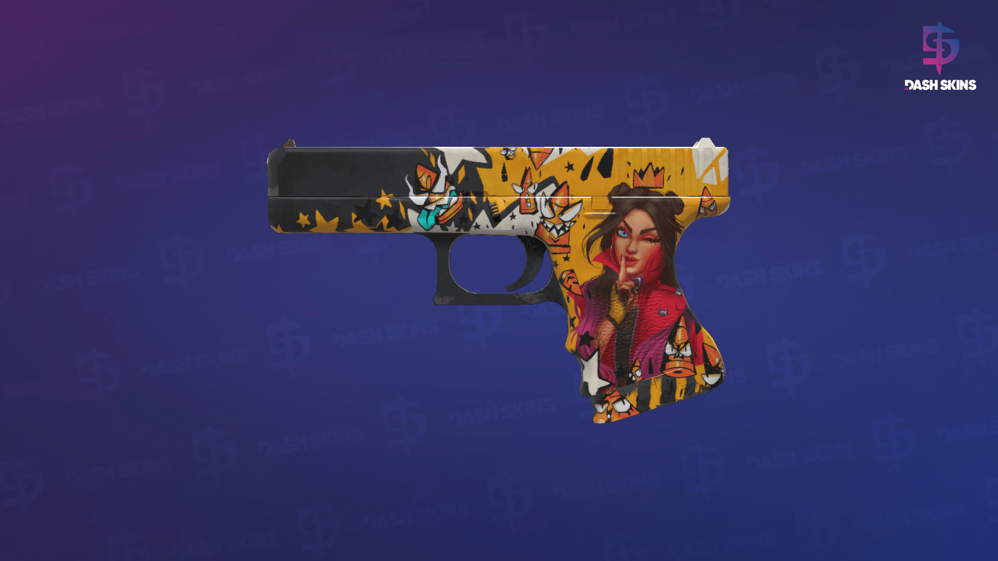 Glock-18 | Bullet Queen (Minimal Wear) - Frontside Screenshot
