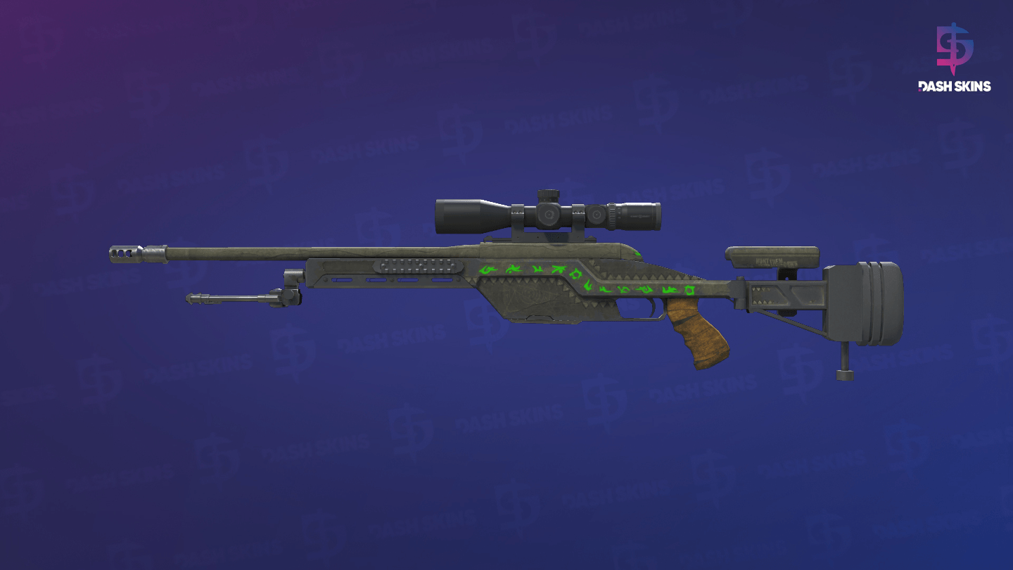 SSG 08 | Necropos (Well-Worn) - Frontside Screenshot