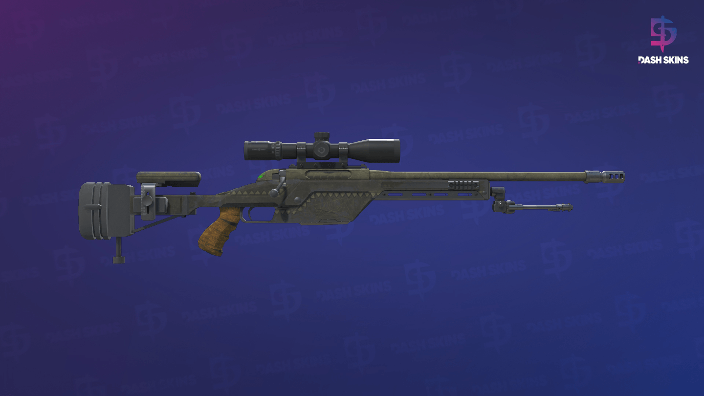 SSG 08 | Necropos (Well-Worn) - Backside Screenshot