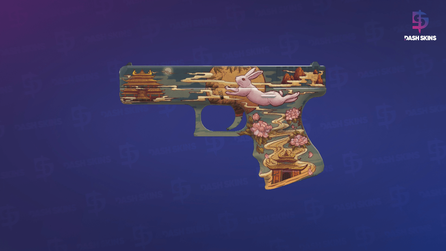 Glock-18 | Umbral Rabbit (Minimal Wear) - Frontside Screenshot