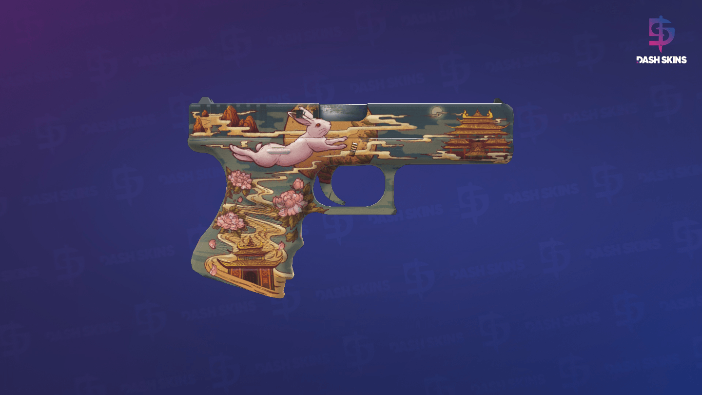 Glock-18 | Umbral Rabbit (Minimal Wear) - Backside Screenshot