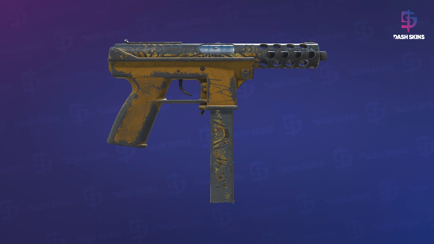 Tec-9 | Banana Leaf (Battle-Scarred) - Backside Screenshot