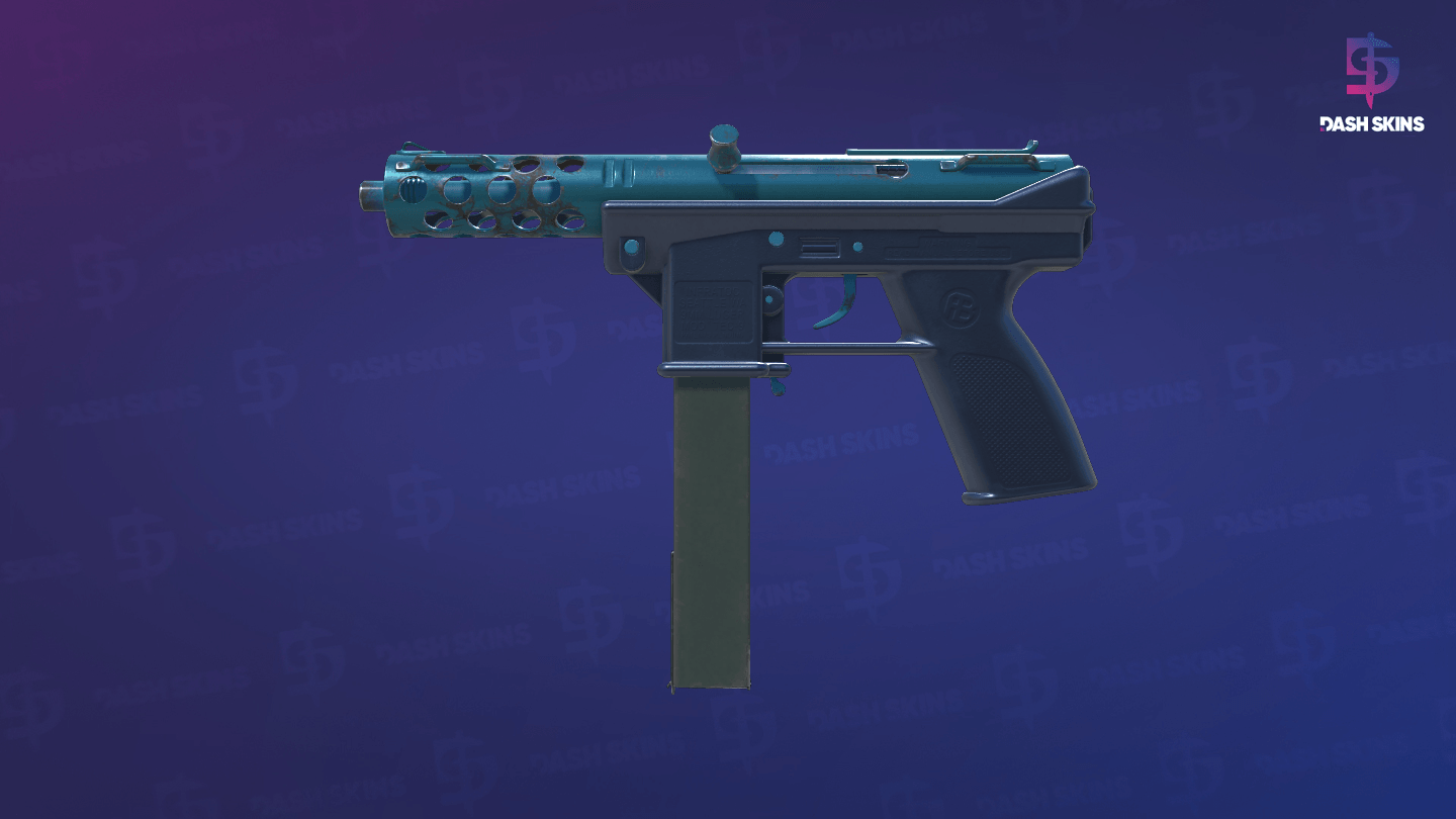 Tec-9 | Blue Blast (Field-Tested) - Frontside Screenshot