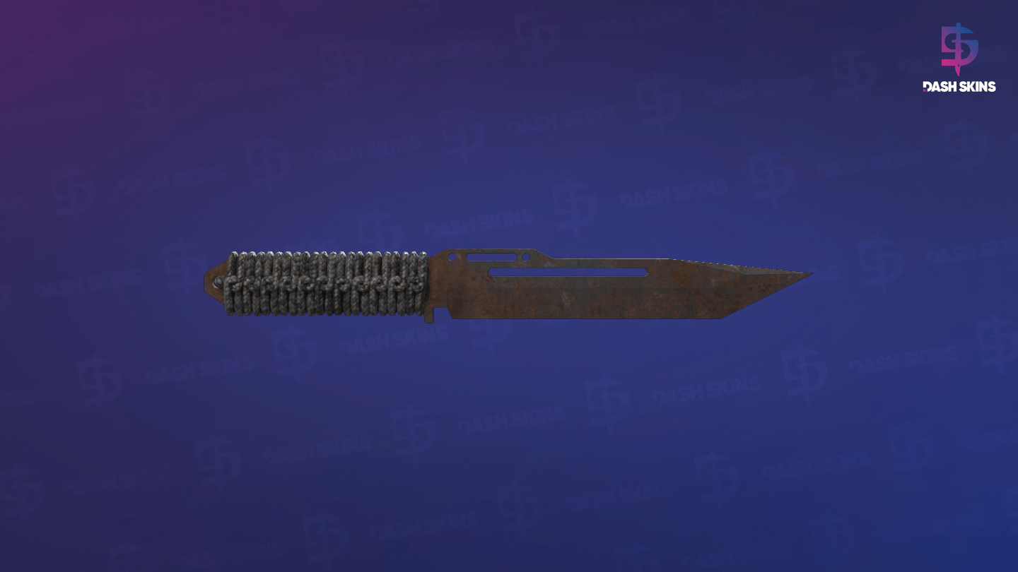 ★ Paracord Knife | Rust Coat (Battle-Scarred) - Frontside Screenshot