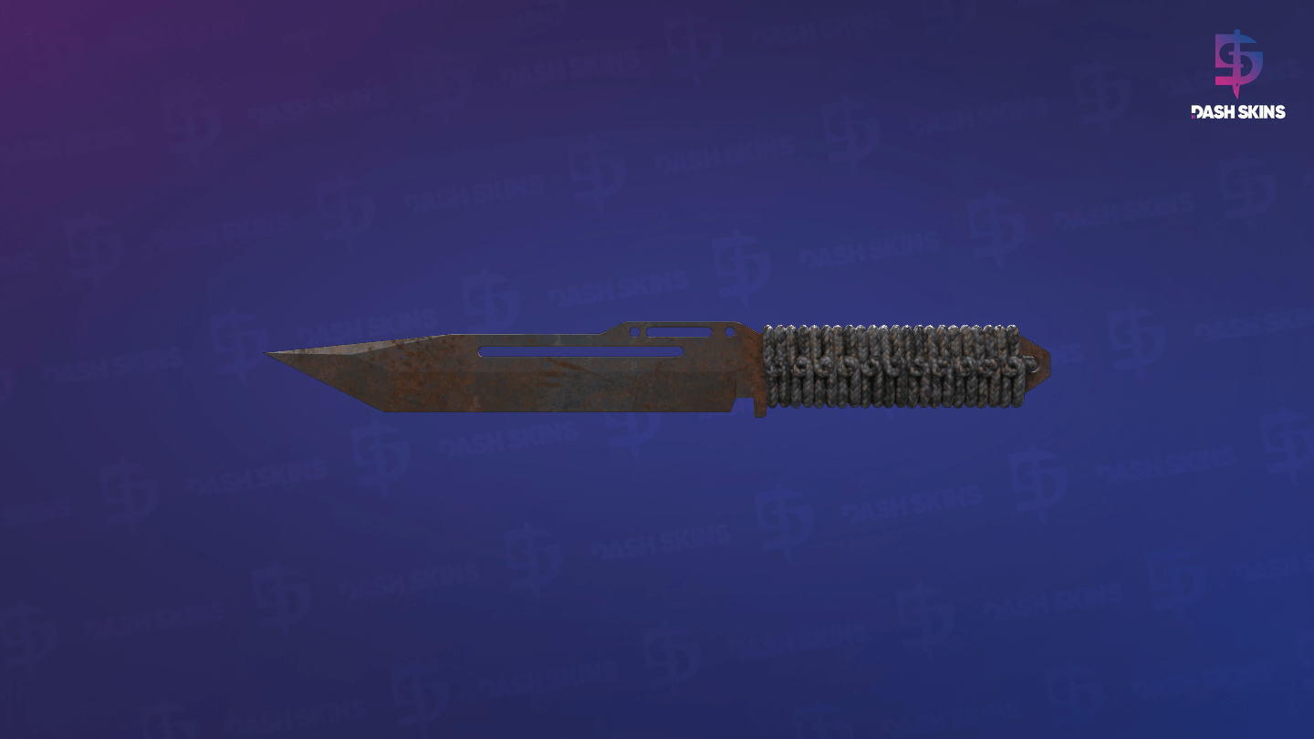 ★ Paracord Knife | Rust Coat (Battle-Scarred) - Backside Screenshot