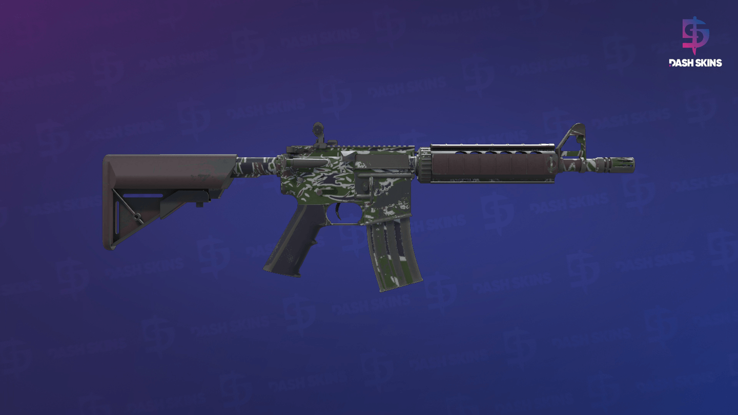 M4A4 | Jungle Tiger (Field-Tested) - Backside Screenshot