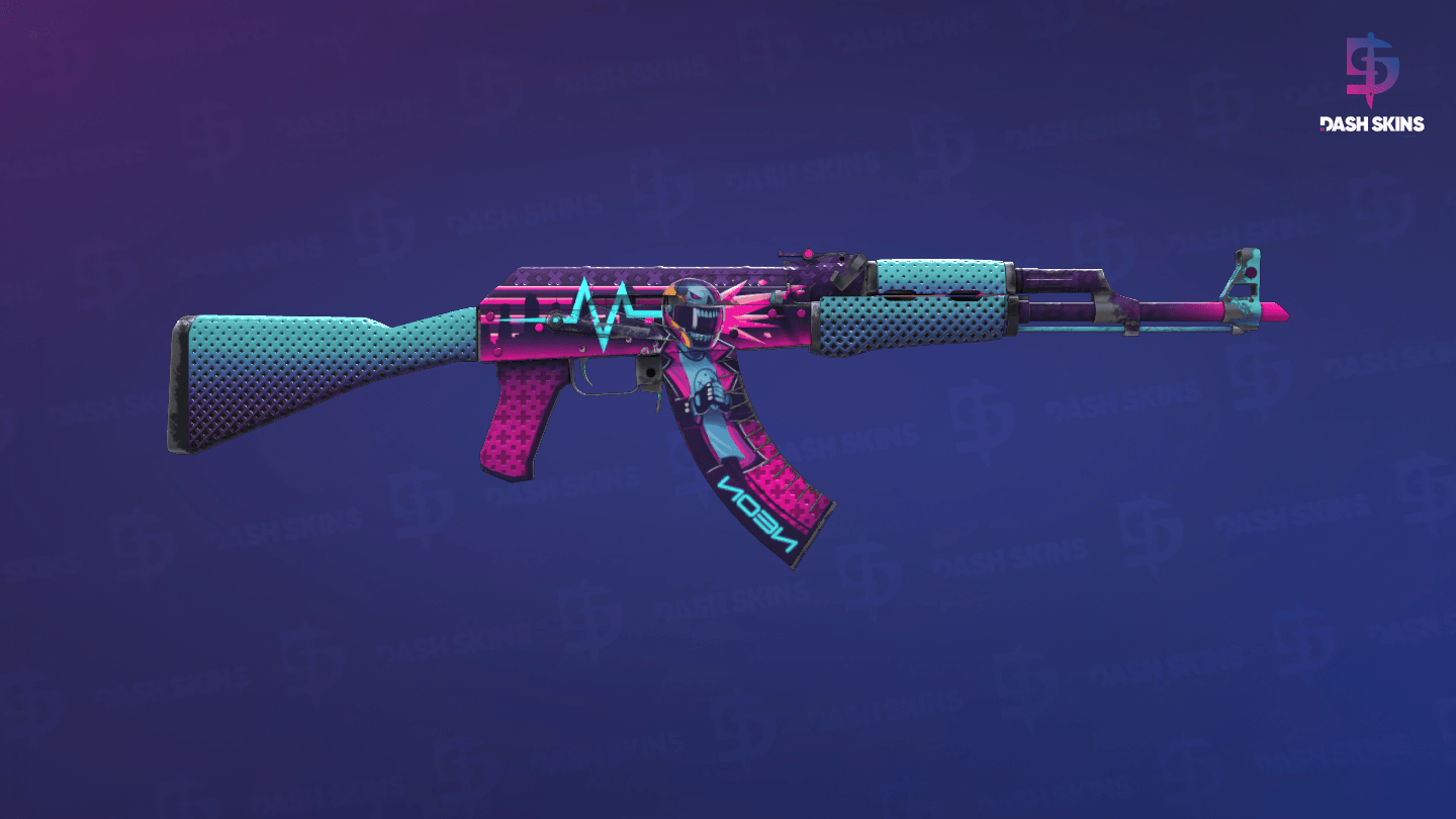 AK-47 | Neon Rider (Field-Tested) - Backside Screenshot