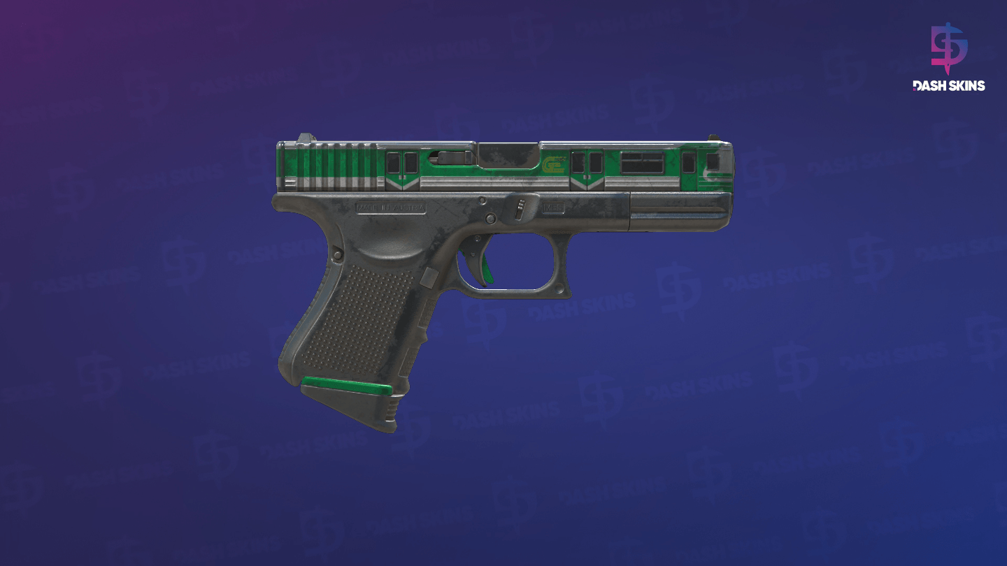 Glock-18 | Green Line (Field-Tested) - Backside Screenshot