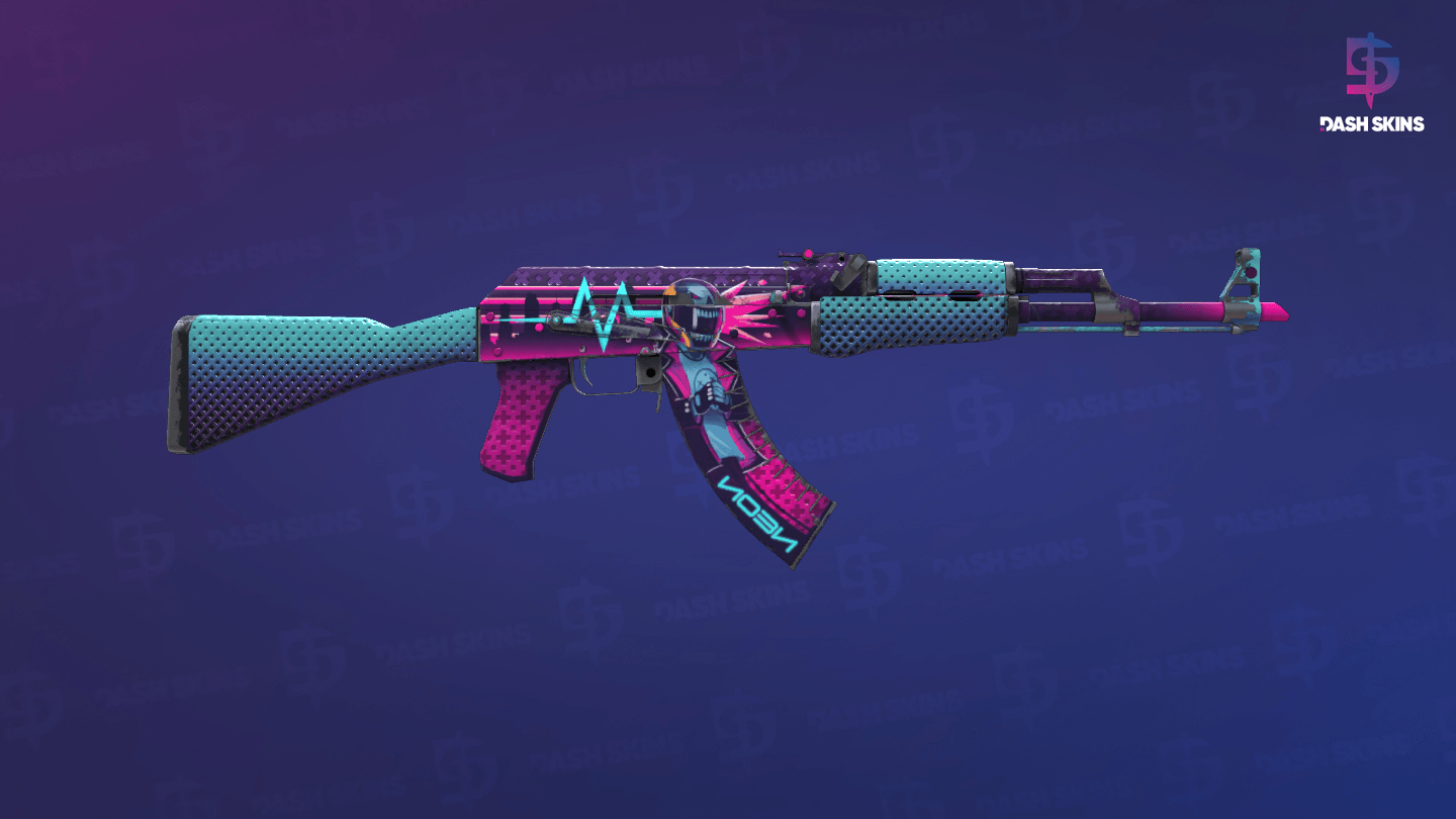 AK-47 | Neon Rider (Field-Tested) - Backside Screenshot