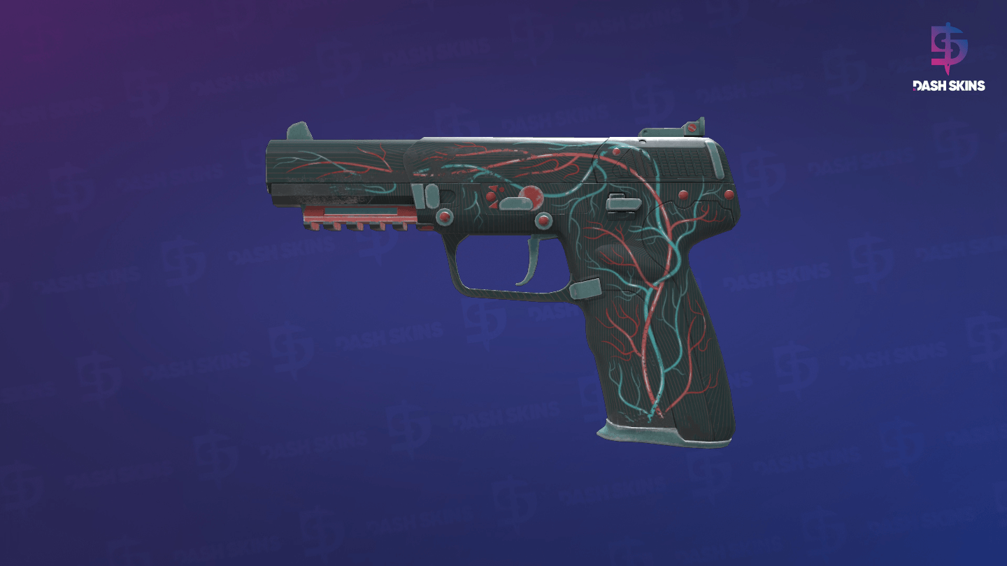 Five-SeveN | Capillary (Well-Worn) - Frontside Screenshot