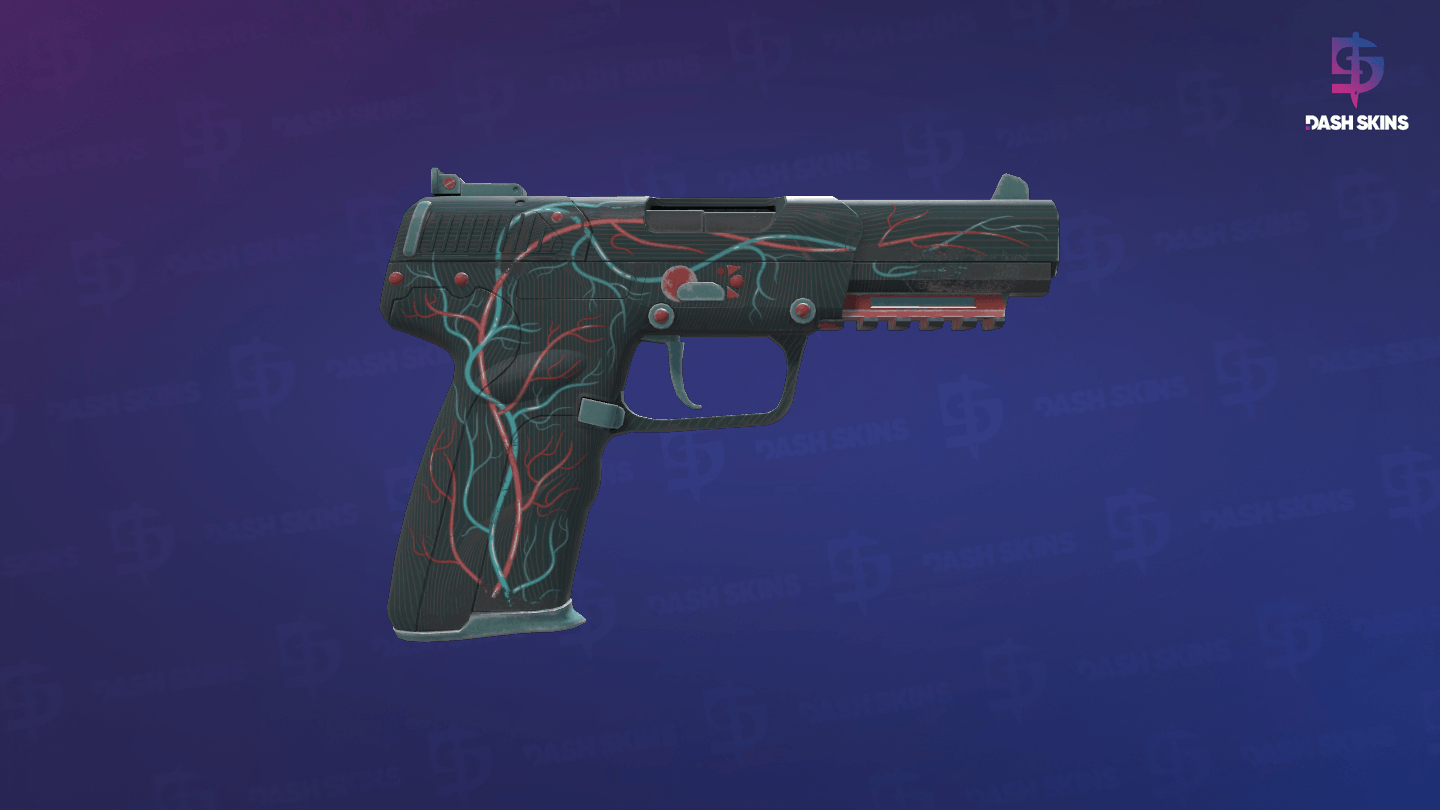 Five-SeveN | Capillary (Well-Worn) - Backside Screenshot