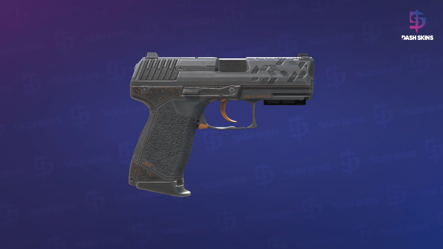 StatTrak™ P2000 | Sure Grip (Field-Tested) - Backside Screenshot