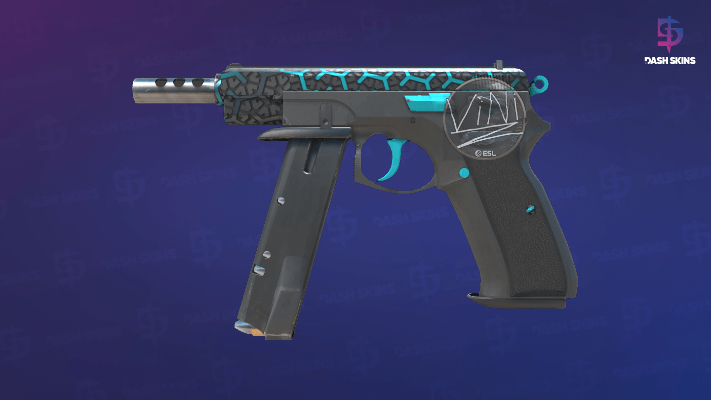 CZ75-Auto | Polymer (Factory New) - Frontside Screenshot