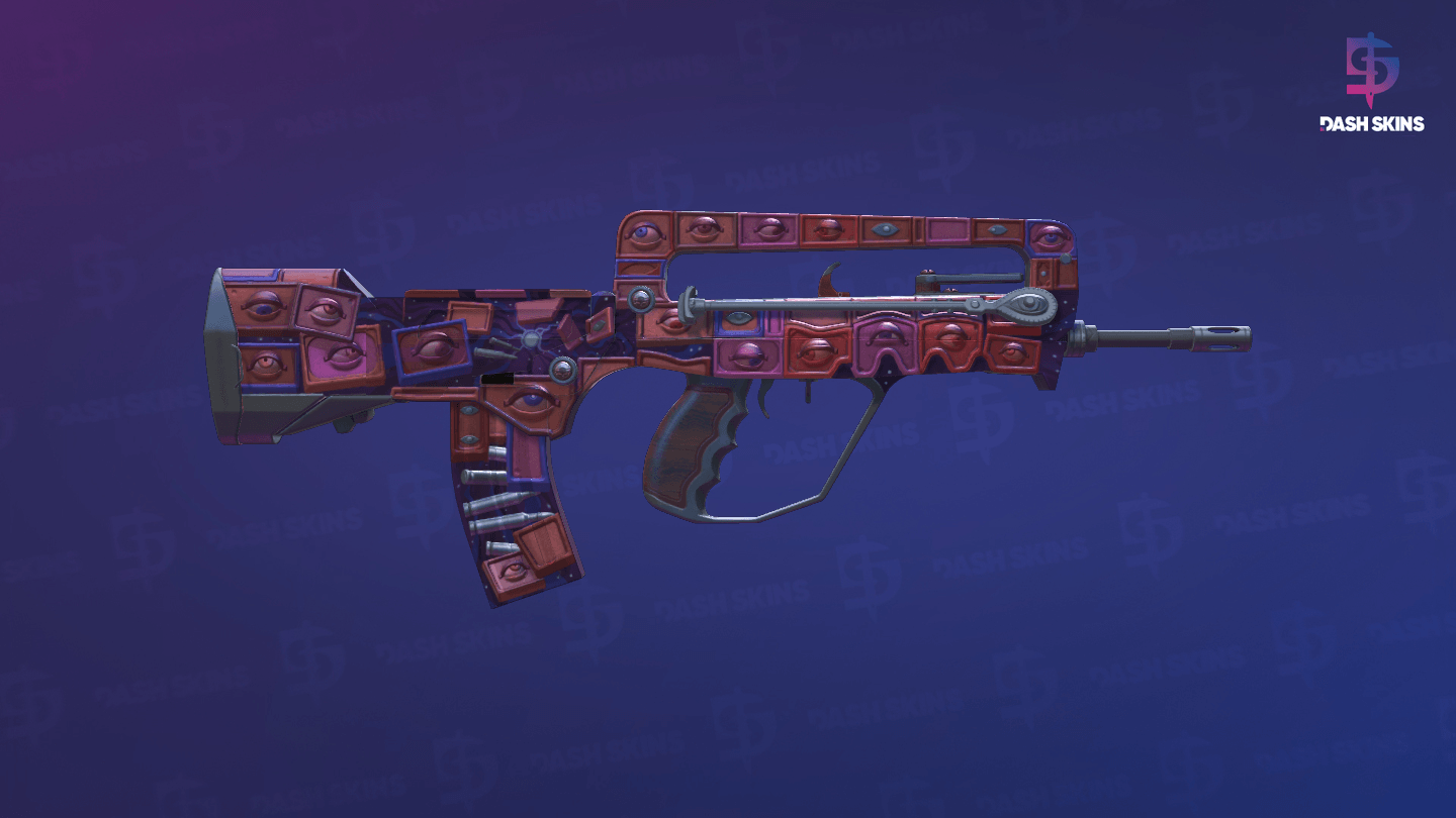 FAMAS | Rapid Eye Movement (Minimal Wear) - Backside Screenshot