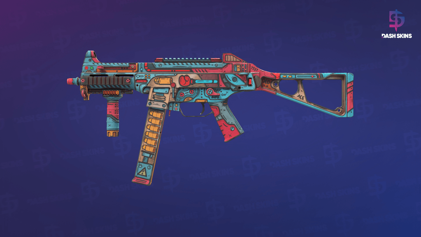 StatTrak™ UMP-45 | K.O. Factory (Factory New) - Frontside Screenshot
