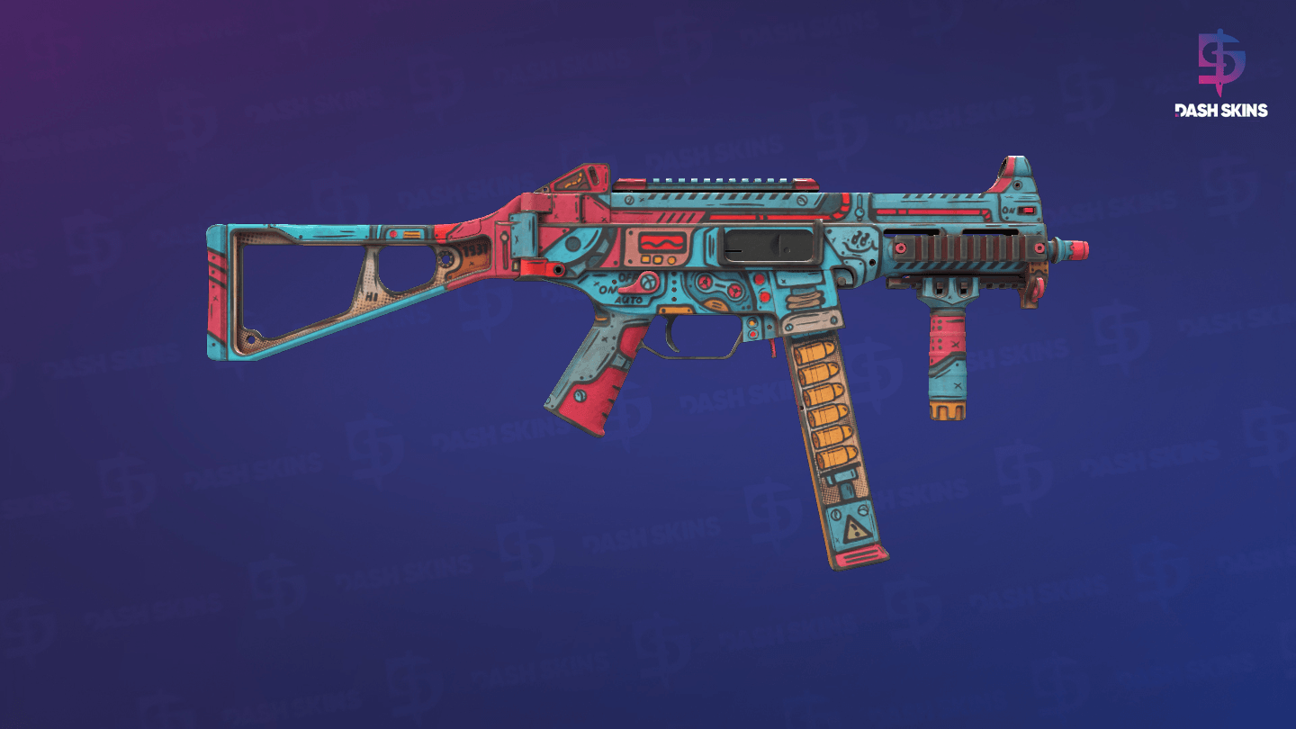 StatTrak™ UMP-45 | K.O. Factory (Factory New) - Backside Screenshot