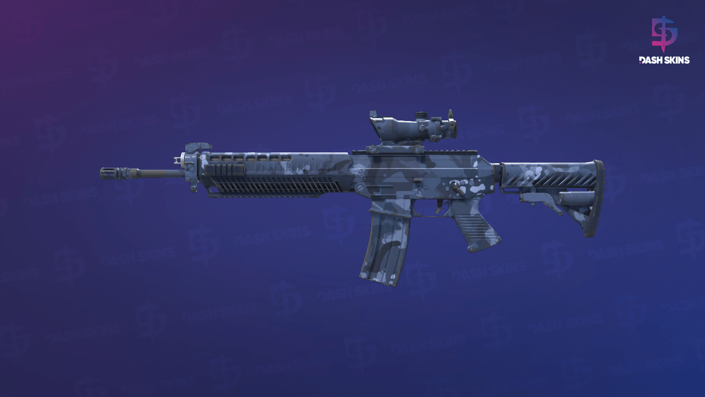 SG 553 | Night Camo (Field-Tested) - Frontside Screenshot