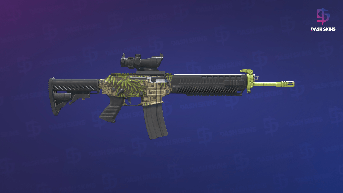 SG 553 | Ruínas Exuberantes - Backside Screenshot