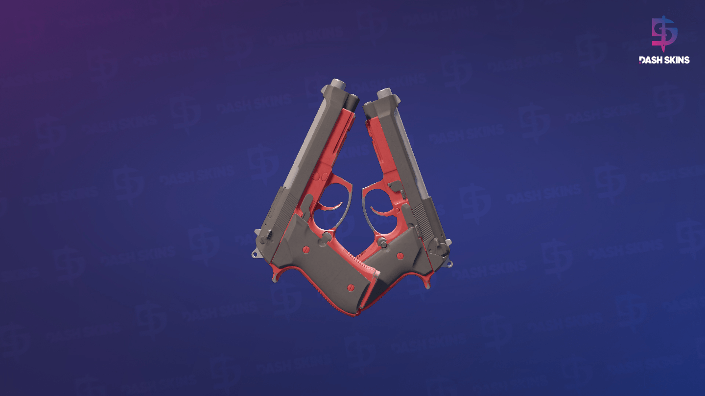 Dual Berettas | Panther (Field-Tested) - Backside Screenshot