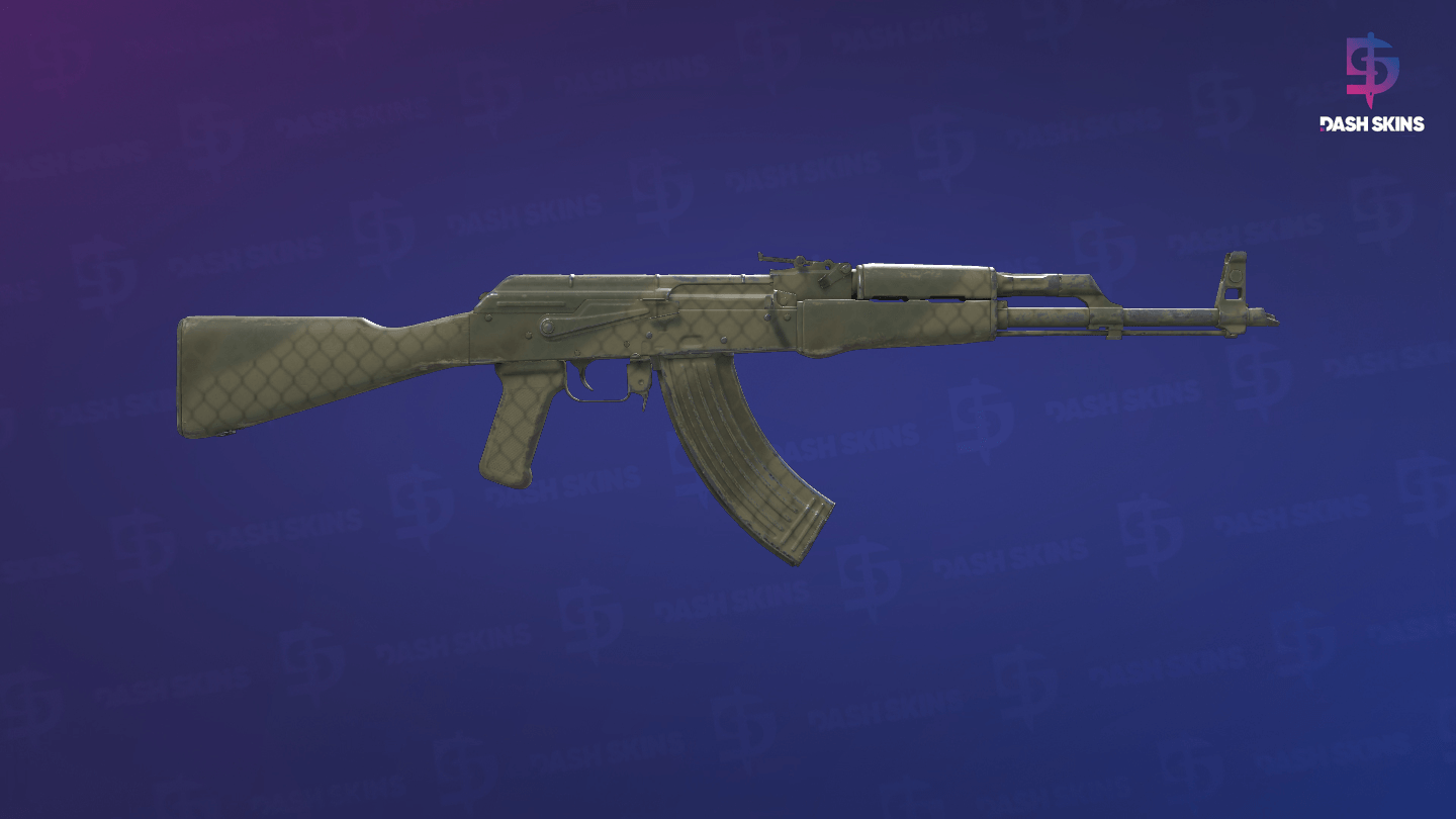 AK-47 | Safari Mesh (Field-Tested) - Backside Screenshot