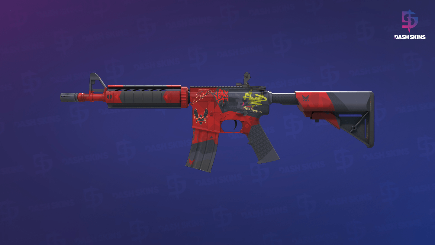 M4A4 | Evil Daimyo (Minimal Wear) - Frontside Screenshot