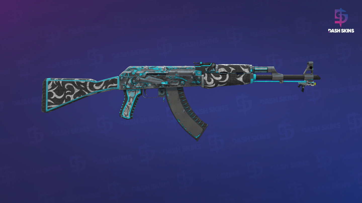 AK-47 | Frontside Misty (Battle-Scarred) - Backside Screenshot