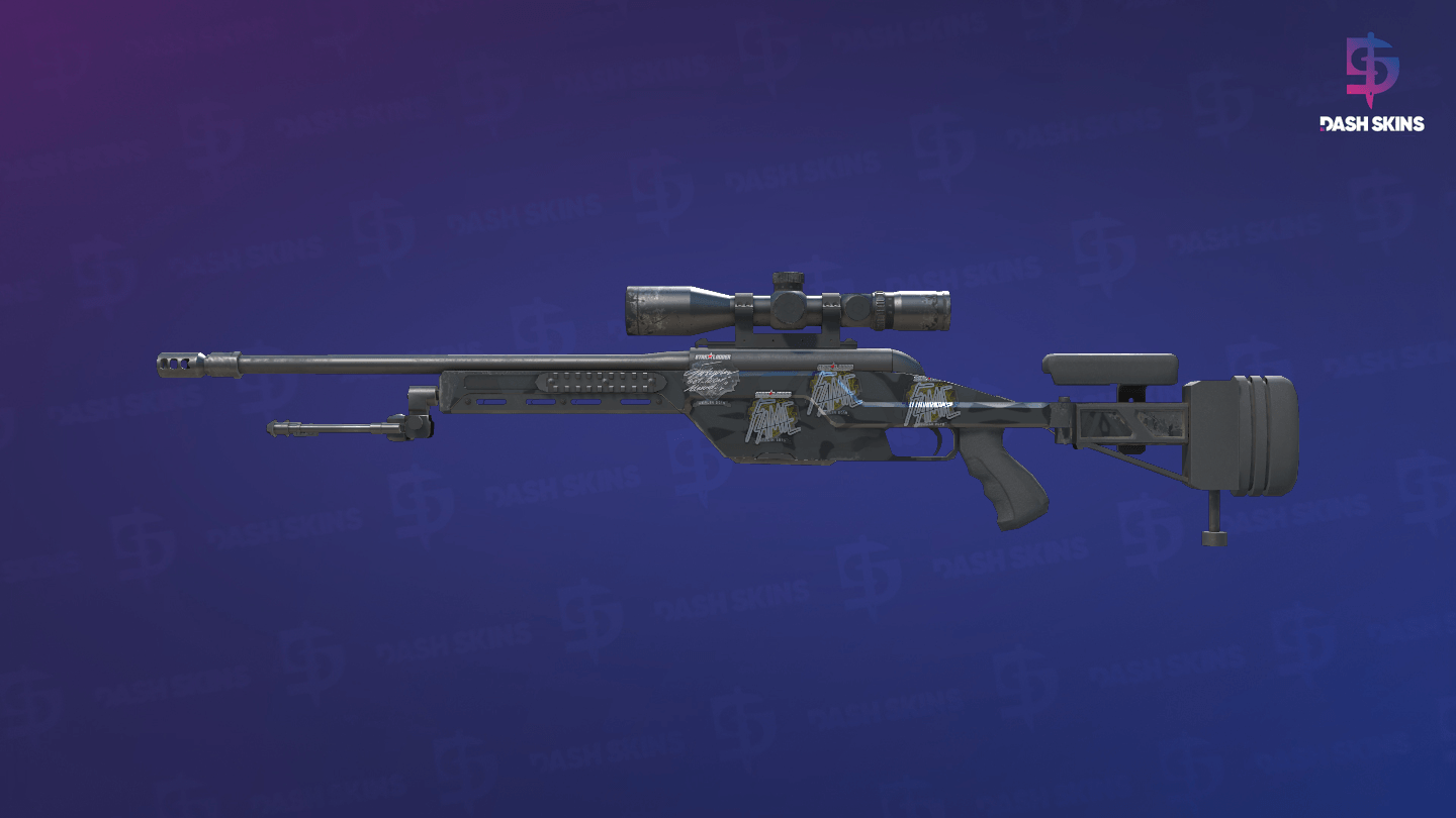 SSG 08 | Dark Water (Minimal Wear) - Frontside Screenshot