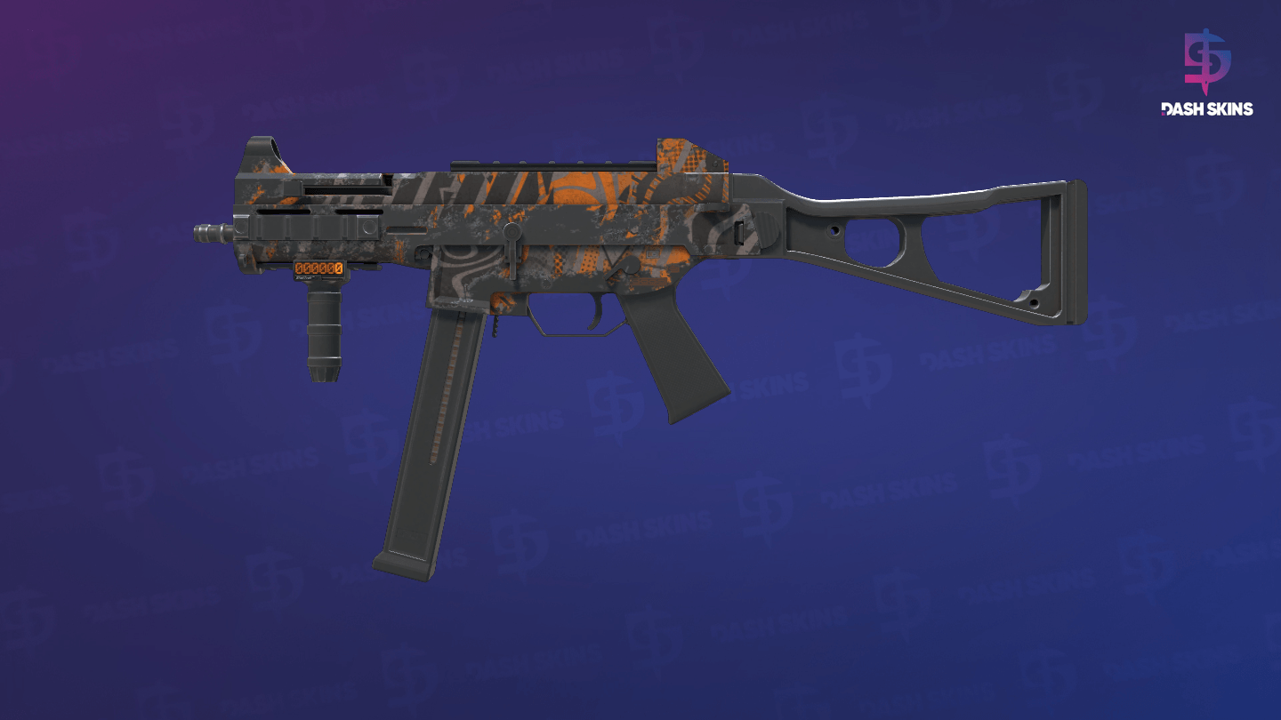 StatTrak™ UMP-45 | Oscillator (Battle-Scarred) - Frontside Screenshot