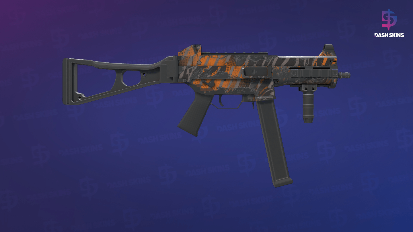 StatTrak™ UMP-45 | Oscillator (Battle-Scarred) - Backside Screenshot