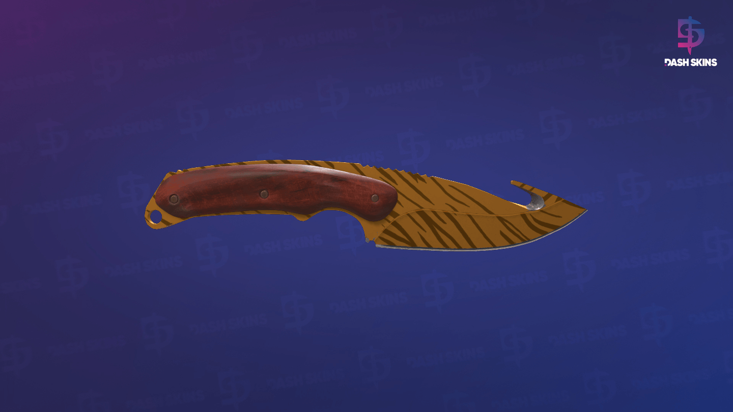 ★ Gut Knife | Tiger Tooth (Factory New) - Frontside Screenshot