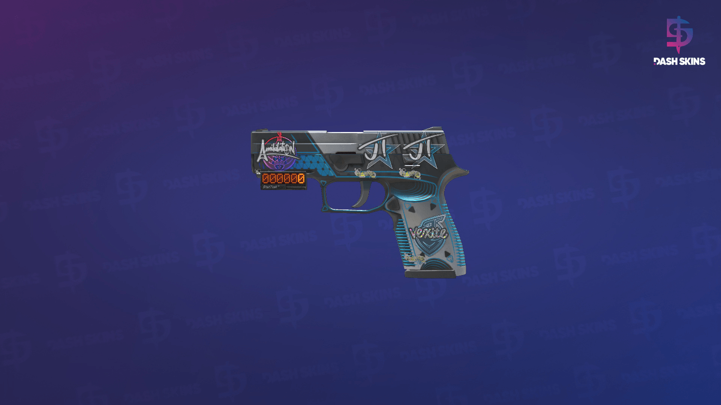StatTrak™ P250 | Valence (Minimal Wear) - Frontside Screenshot