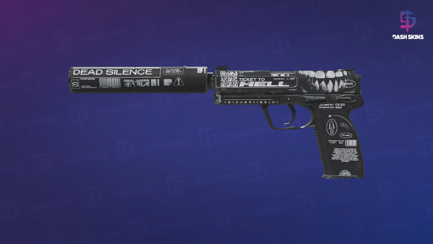 USP-S | Ticket to Hell (Minimal Wear) - Frontside Screenshot