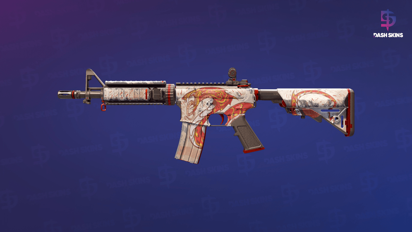 M4A4 | Falak (Well-Worn) - Frontside Screenshot