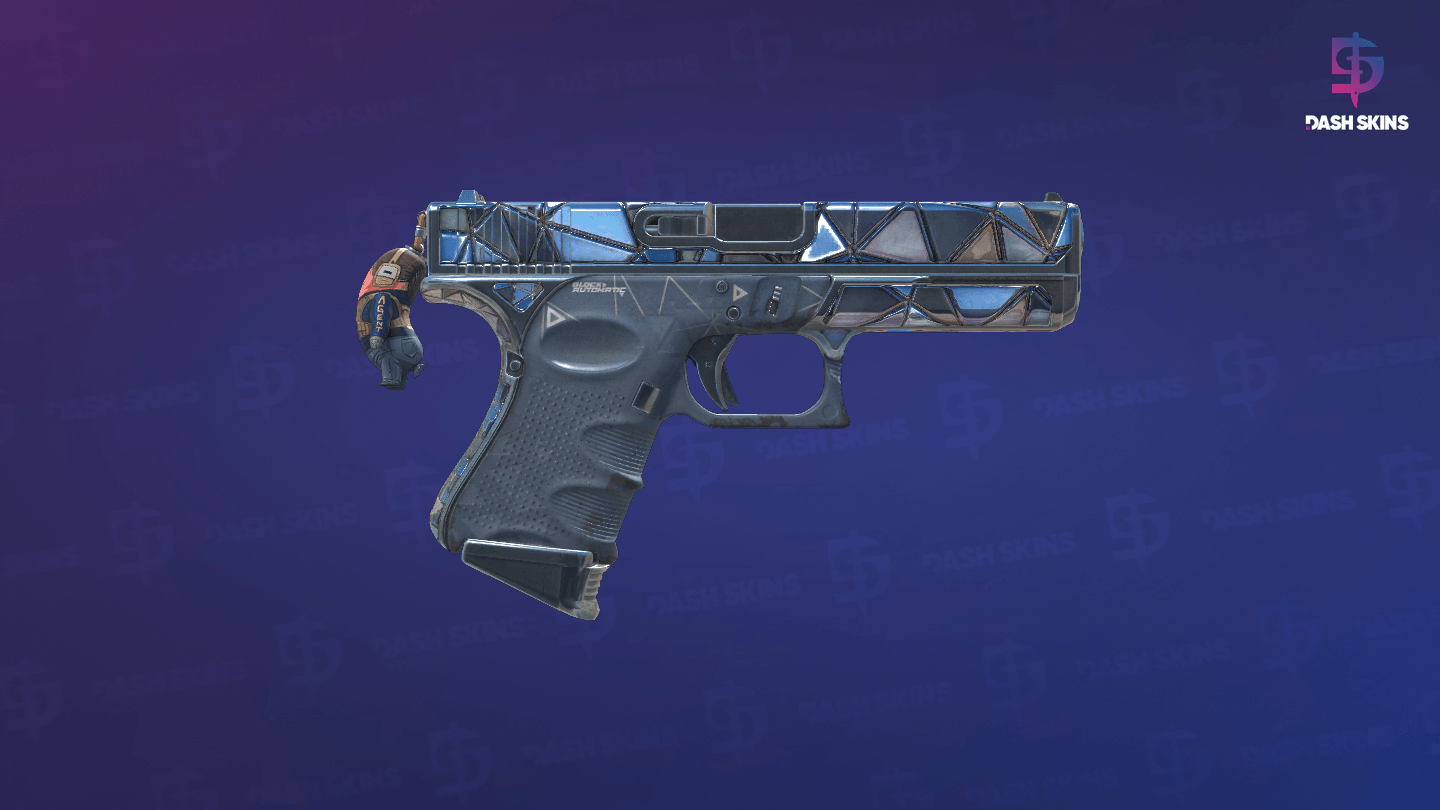 Glock-18 | Mirror Mosaic (Well-Worn) - Backside Screenshot