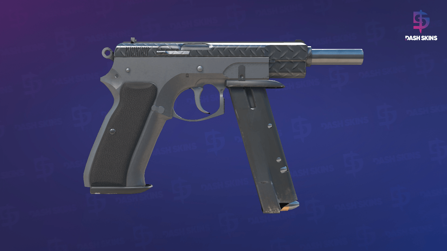 CZ75-Auto | Tread Plate (Factory New) - Backside Screenshot