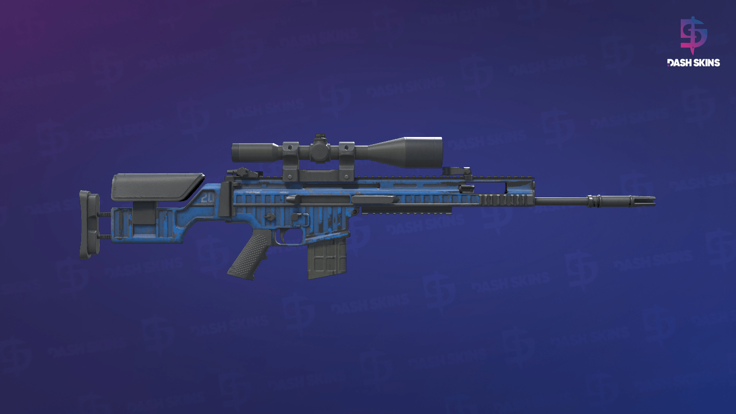 StatTrak™ SCAR-20 | Assault (Field-Tested) - Backside Screenshot