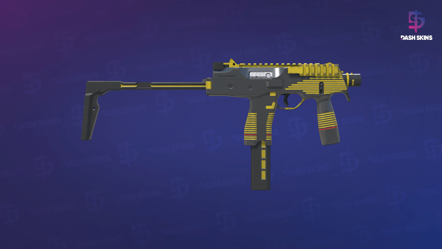 MP9 | Bee-Tron (Minimal Wear) - Backside Screenshot