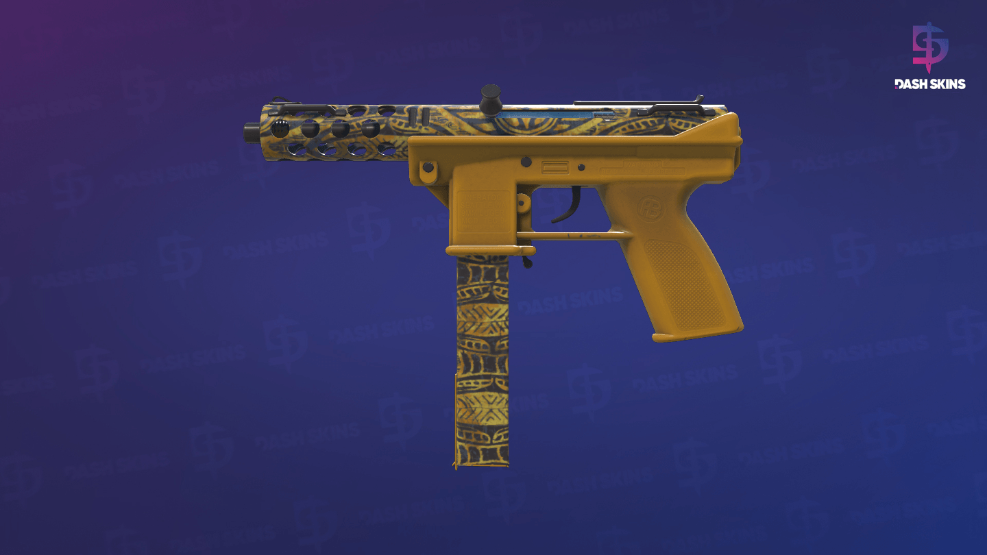 Tec-9 | Banana Leaf (Factory New) - Frontside Screenshot