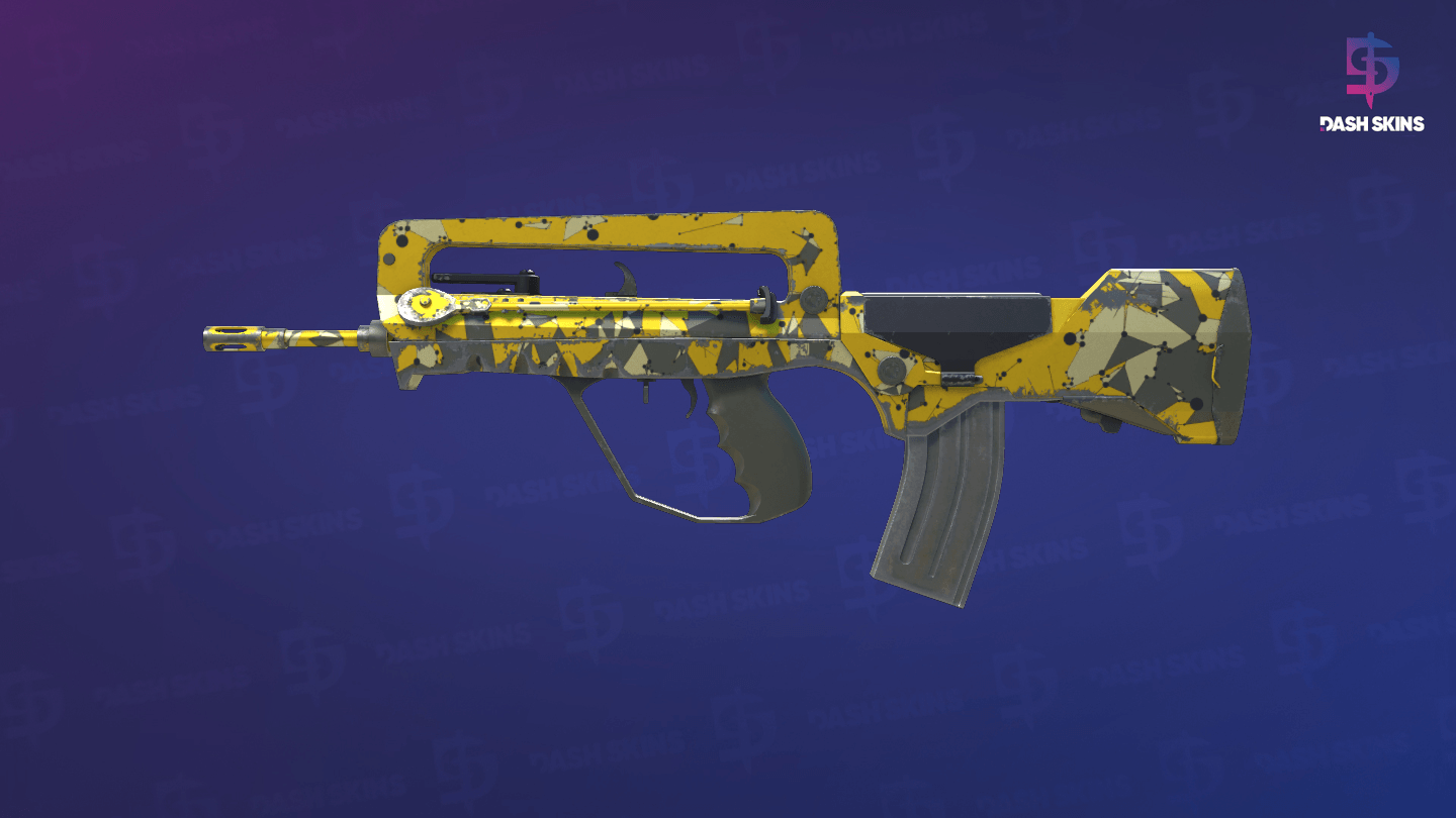 FAMAS | Neural Net (Minimal Wear) - Frontside Screenshot