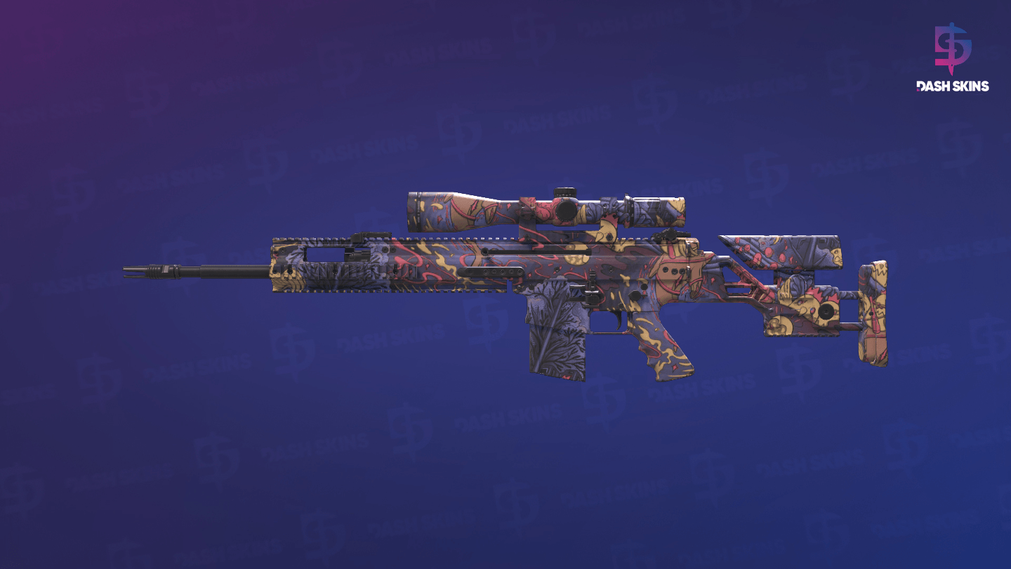 SCAR-20 | Poultrygeist (Minimal Wear) - Frontside Screenshot