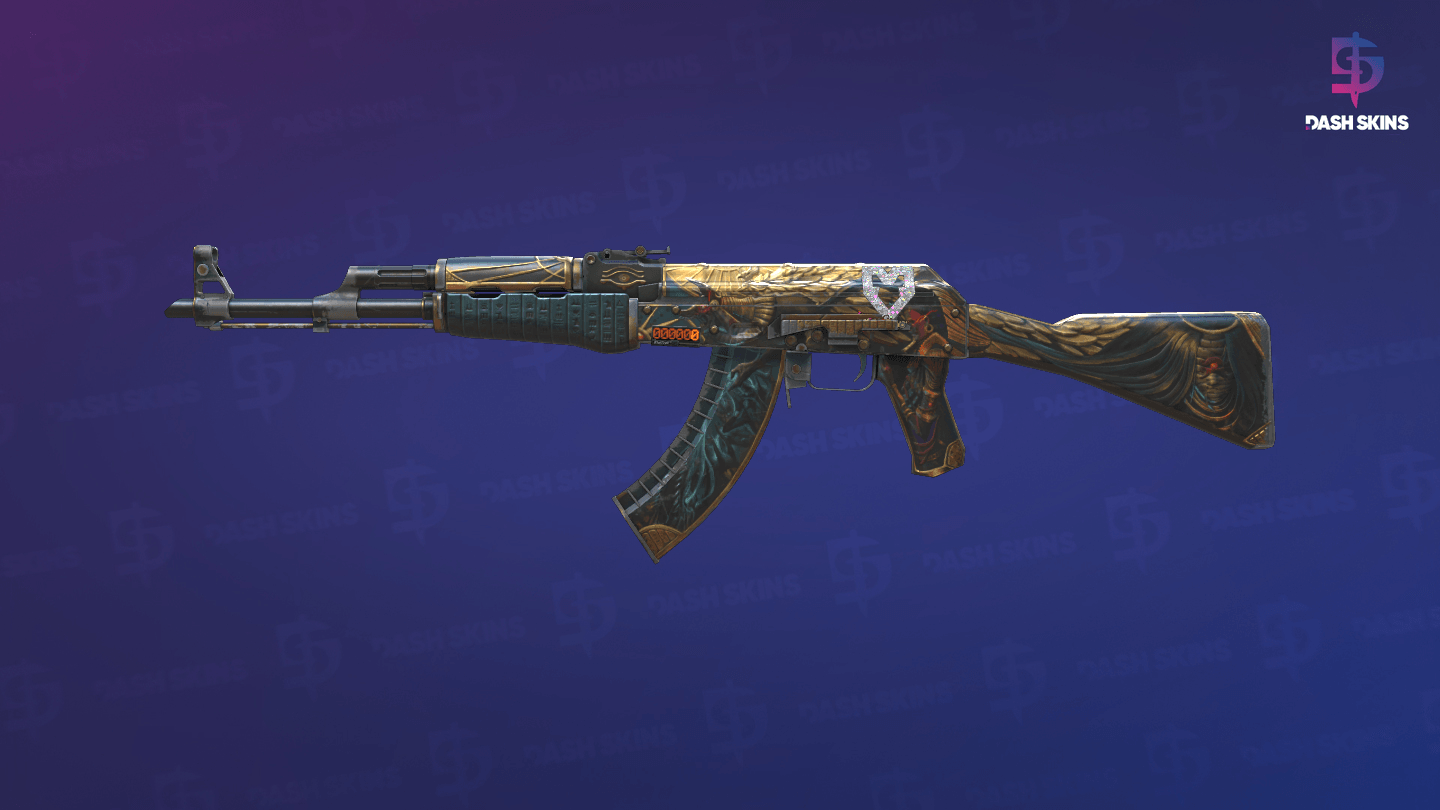 StatTrak™ AK-47 | Legion of Anubis (Field-Tested) - Frontside Screenshot