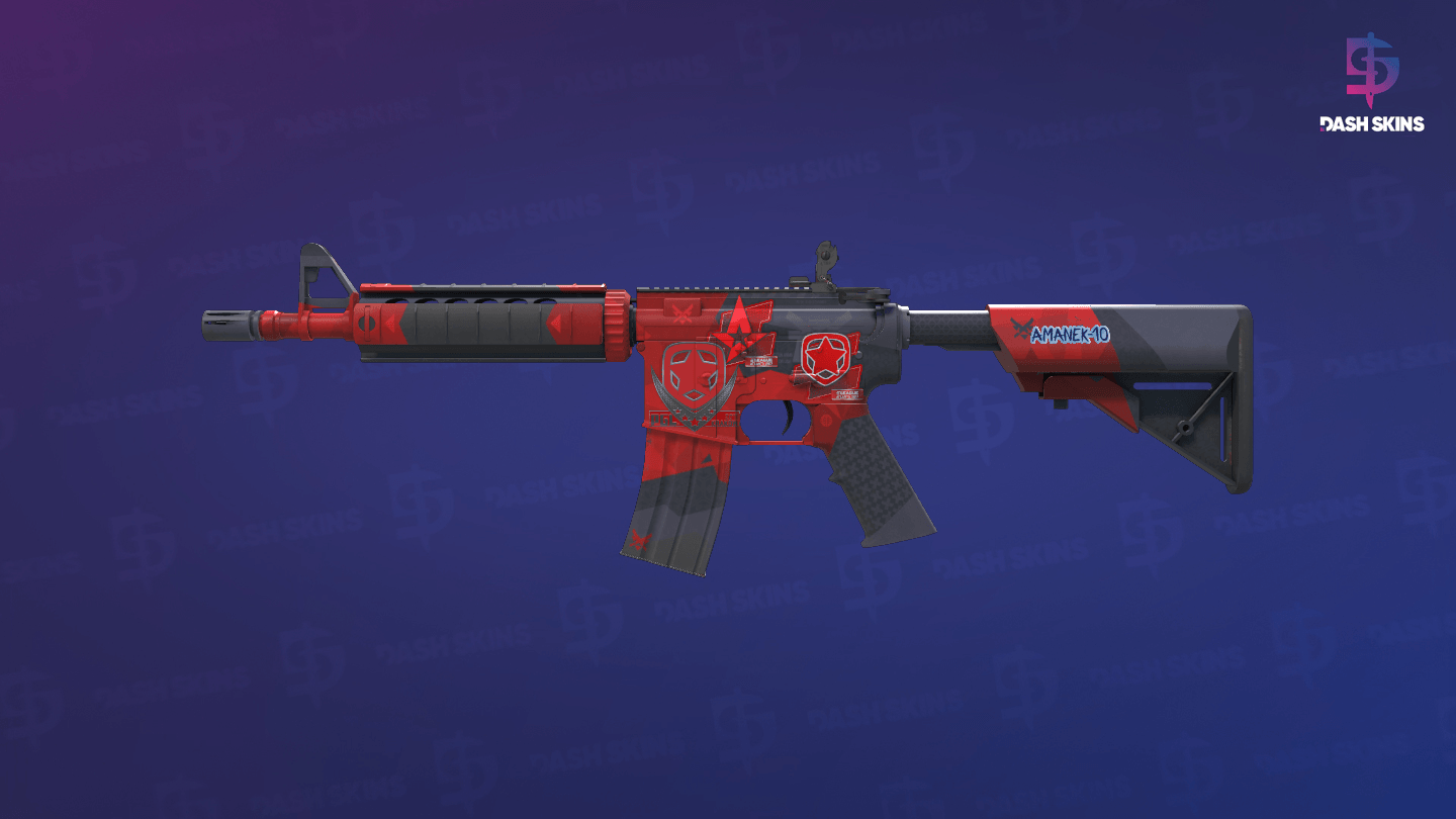 M4A4 | Evil Daimyo (Factory New) - Frontside Screenshot