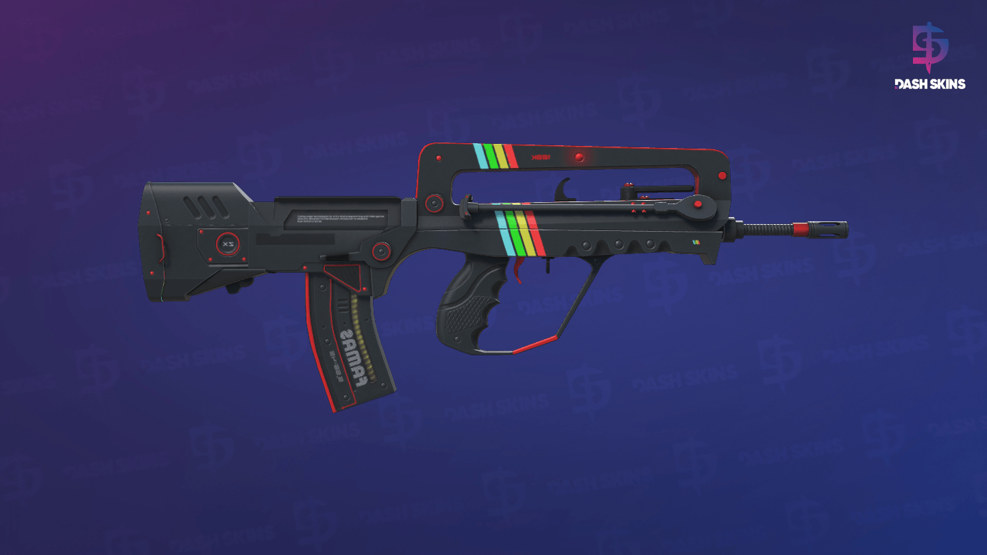 FAMAS | ZX Spectron (Minimal Wear) - Backside Screenshot