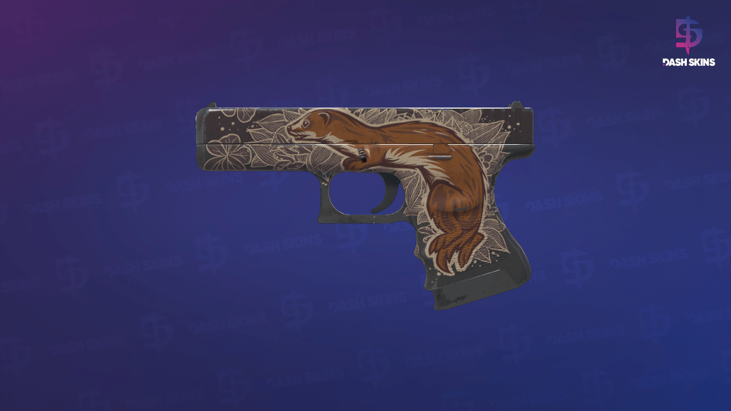 Glock-18 | Weasel (Well-Worn) - Frontside Screenshot