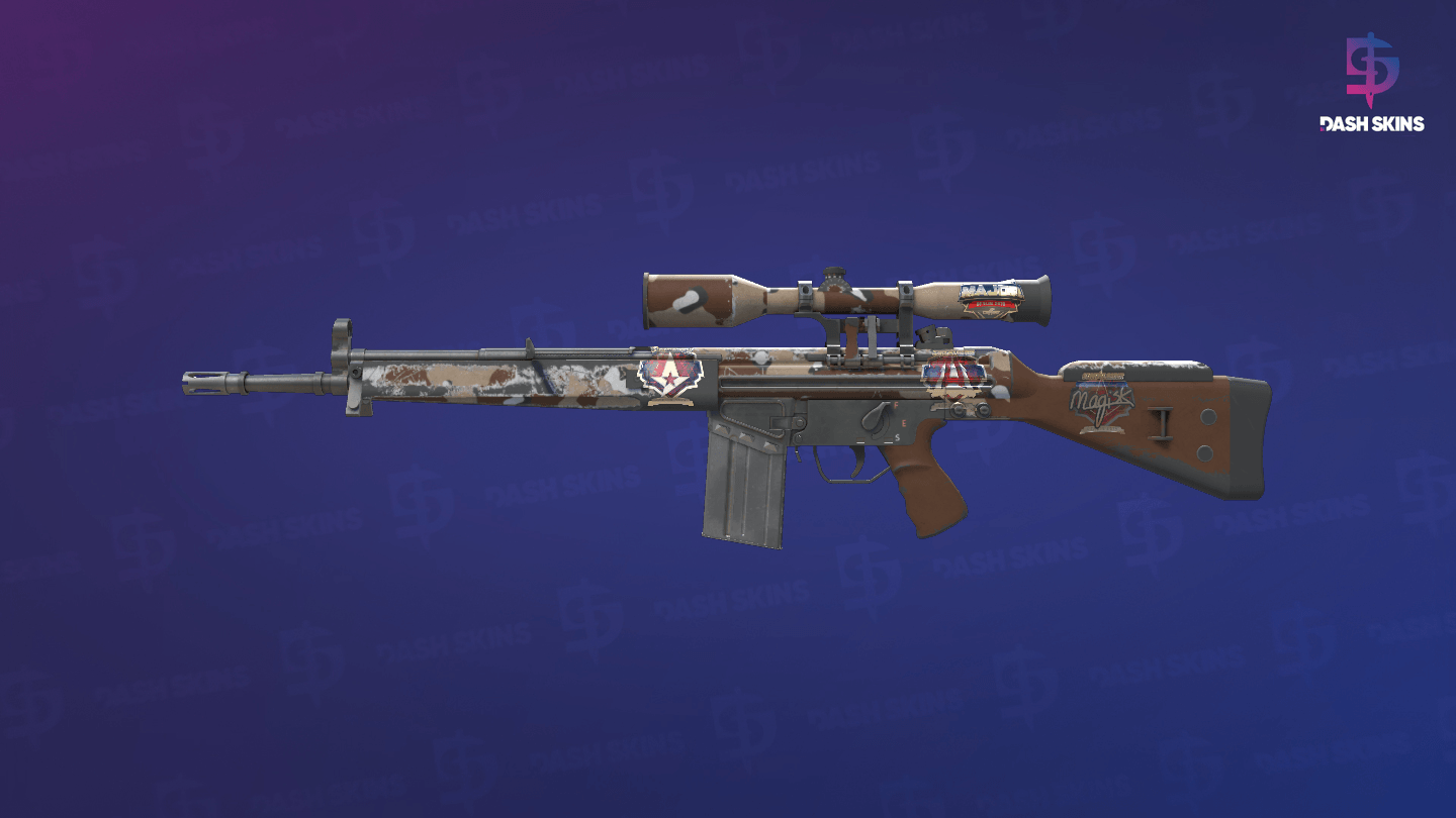 Souvenir G3SG1 | Desert Storm (Well-Worn) - Frontside Screenshot