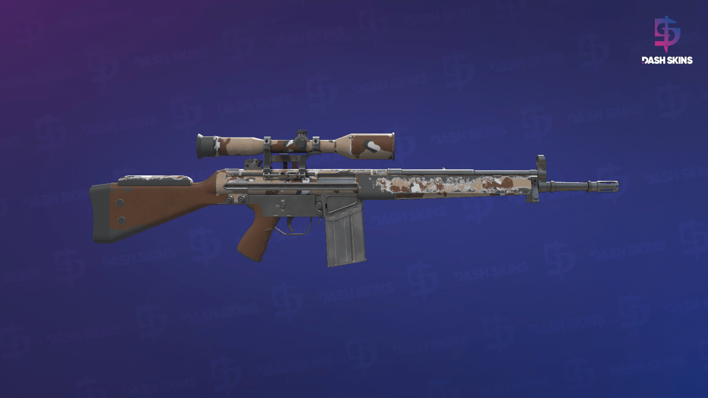 Souvenir G3SG1 | Desert Storm (Well-Worn) - Backside Screenshot